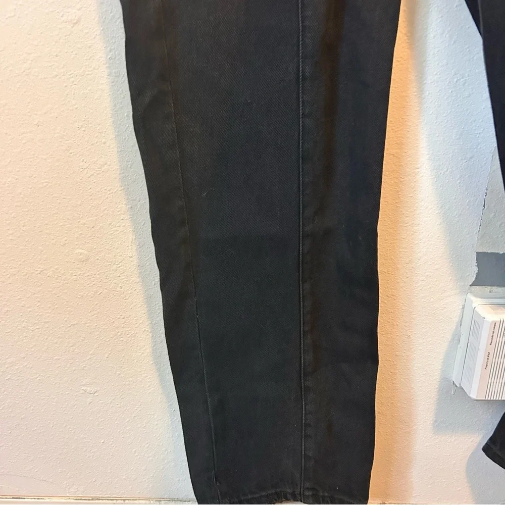 New! Zara Medium Women’s The Dorian Black Denim Jumpsuit - Picture 12 of 16